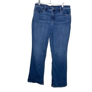 Inc Denim Jeans Women's 14/32 Blue Medium Wash Boot Leg Jeans